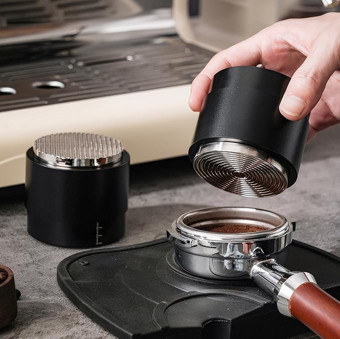 58MM Espresso Tools - Professional WDT Tool, Coffee Distributor & Tamper with 3-in-1 Design, 304 Stainless Steel Barista Essentials for Home Coffee Brewing, Beginner-Friendly Accessories