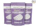 Gluten Free Rolled Hotcakes Crepe Mix by American Table, Made with American-Grown Ingredients & Pure Vanilla, French-Style, Non-GMO, Low Sugar, No Preservatives, Makes 72 Crepes (14 oz, Pack of 3)