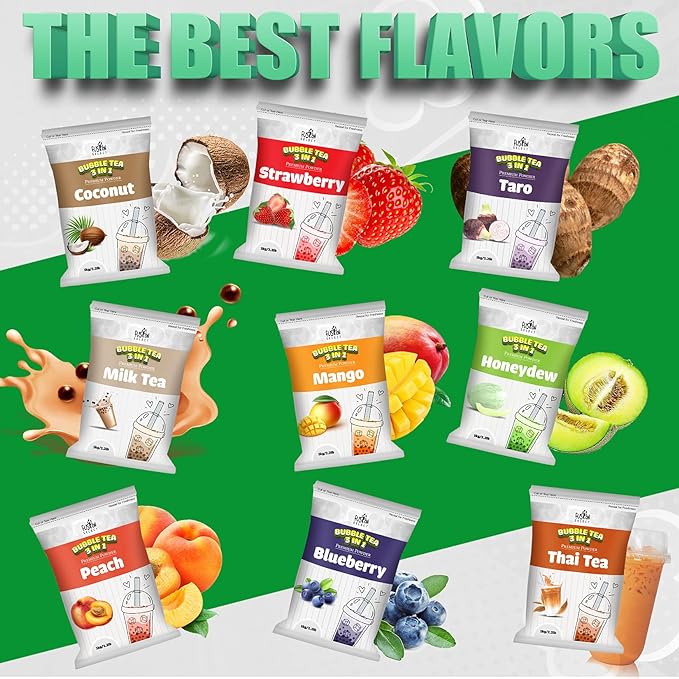 Fusion Select 2.2lb Tea Powder Peach Flavored-3-in-1 Drink Powder with Cream & Sugar - Instant Pre-Mixed Beverage for Hot or Cold Blends or Yummy Frappes (Peach)