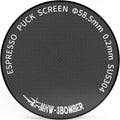 MHW-3BOMBER 58mm Espresso Puck Screen - 0.2mm Ultra Thin Espresso Puck - Metal Reusable Coffee Filter for Portafilter Basket 58mm - Puck Screen with Titanium Coating FG5642-OS