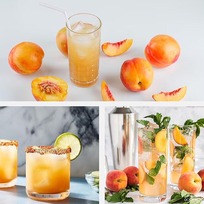Jimoco® Syrup Pump Dispenser + Torani® Sugar Free Peach Syrup, 25.4 oz - Coffee Syrup Pump & Flavoring Bundle