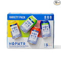 HOP WTR - Sparkling Hop Water - Variety Pack (12 Pack) - NA Beer, No Calories or Sugar, Low Carb, With Adaptogens and Nootropics for Added Benefits (12 oz Cans)