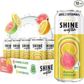 ShineWater Tropical Lemonade Vitamin D Electrolyte Drink | Zero Sugar Hydration Beverage with Magnesium, Zinc & Antioxidants | Low Calorie Plant-Based Vitamin Water | 12 Pack