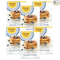 Simple Mills Almond Flour Pancake & Waffle Mix, Original - Gluten Free, Plant Based, Paleo Friendly, Breakfast 10.7 Ounce (Pack of 6)