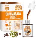 Spice Drop Chai Masala Extract - Tea, Coffee, Latte - Premium Quality & Rich Aroma, Authentic Indian Spices Blend Extract With No Added Color or Preservative, Unsweetened, Non GMO, Vegan, Gluten Free - 0.17 Oz - Upto 180 Cups (Pack Of 1)