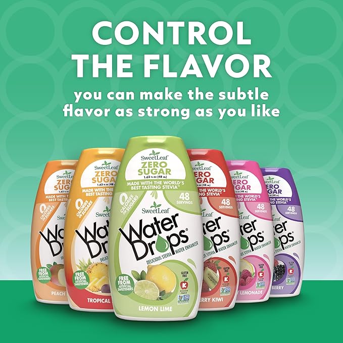 Sweetleaf Water Drops 1.62 fl oz (pack of 3) Variety