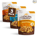 Catalina Crunch Protein Granola - Low Sugar Breakfast Cereal with 13g of Protein - Gluten Free, Keto Friendly - Variety Pack - 8 oz. Bag (Pack of 3)
