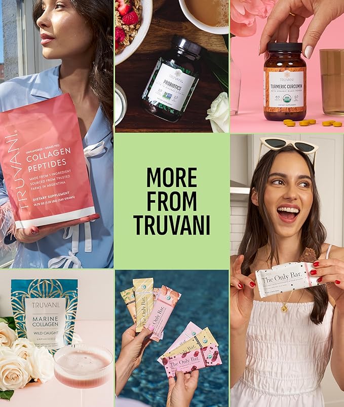 Truvani Vegan Pea Protein Powder | Matcha | 20g Organic Plant Based Protein | 10 Servings | Keto | Gluten & Dairy Free | Low Carb | No Added Sugar