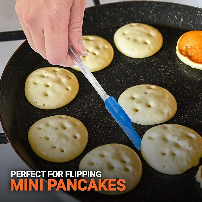 Silicone Spatula Rubber Set of 6 Mini Small Kitchen Baking Non Stick Scraper Sets Cooking Serving Cookies High Heat Resistant Exultimate