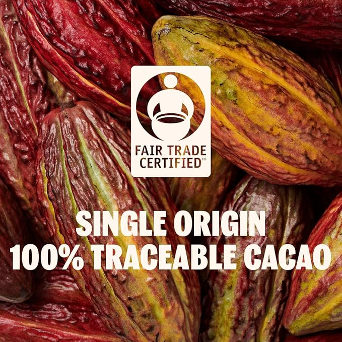 TCHO Dark Duo 75% Dark Chocolate Bars (10 pack) | Plant Based, Organic & Fair Trade, | Non GMO, Non-Dairy, Vegan Chocolate, Soy Free (2.5oz each)
