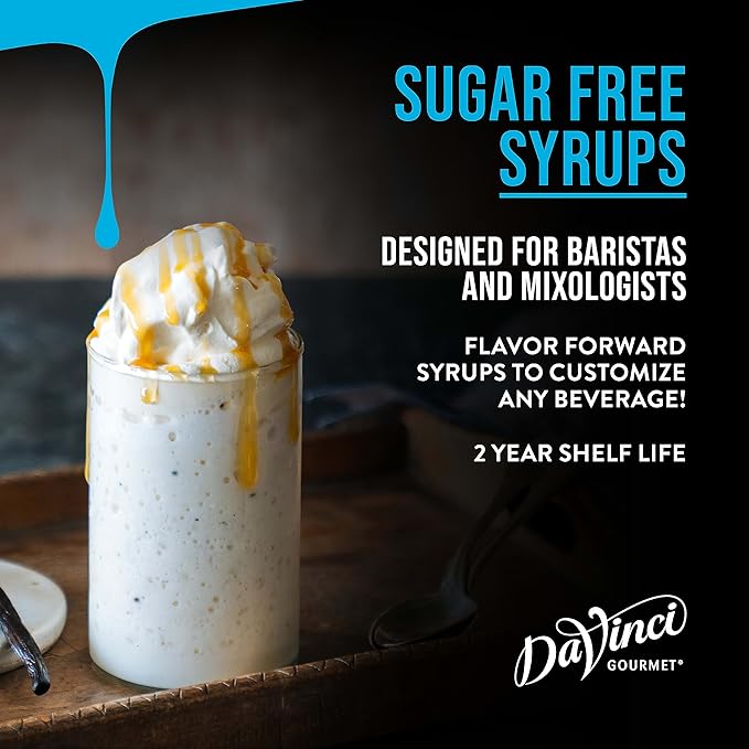 DaVinci Gourmet Sugar-Free Macadamia Nut Syrup, 25.4 Fluid Ounces (Pack of 4)