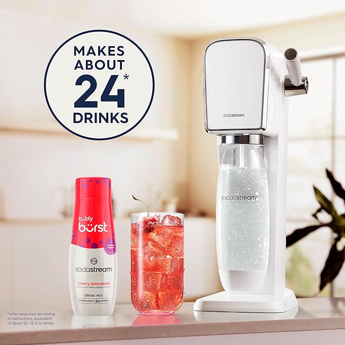 SodaStream Bubly Burst Cherry Lemonade Drink Mix (440ml, Pack of 4)