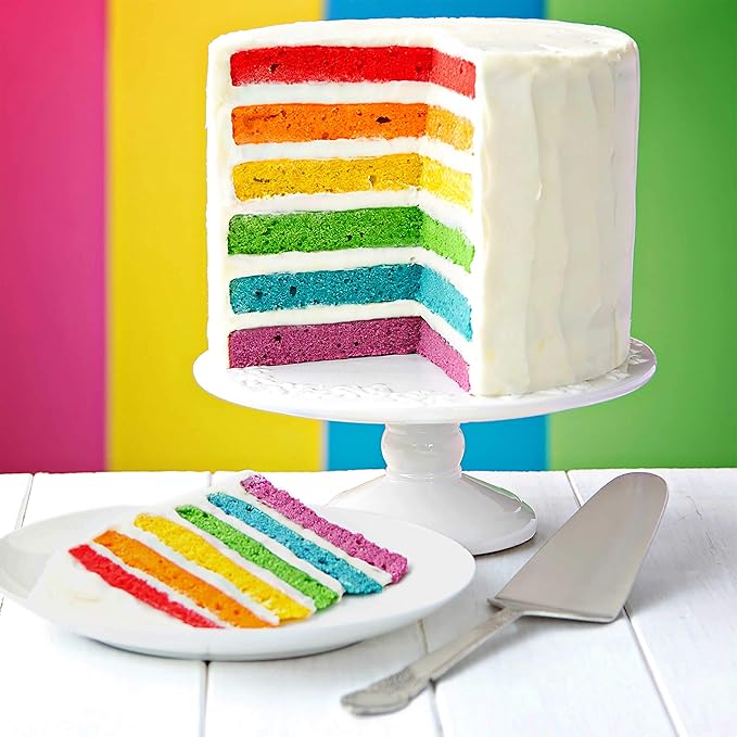 U.S. Cake Supply 12 Color Cake Food Coloring Liqua-Gel Decorating Set - .75 fl. Oz. (20ml) Bottles Primary Colors