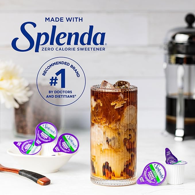 SPLENDA Single Serve Coffee Creamer Cups, Sugar Free Sweet Cream, 48 Count (Pack of 2)