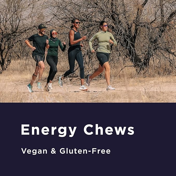 GU Energy Chews, Mixed Pack Gummies with Electrolytes, Vegan, Gluten-Free, Caffeine-Free, and Dairy-Free On-The-Go Energy for Any Workout,12 Bags (24 Servings Total), Flavors May Vary