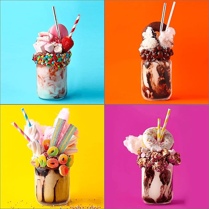 DISCOUNT PROMOS Decorating Mason Jars 12 oz. Set of 10, Bulk Pack - Glass Jars for Overnight Oats, Candies, Fruits, Pickles, Spices, Beverages - Clear