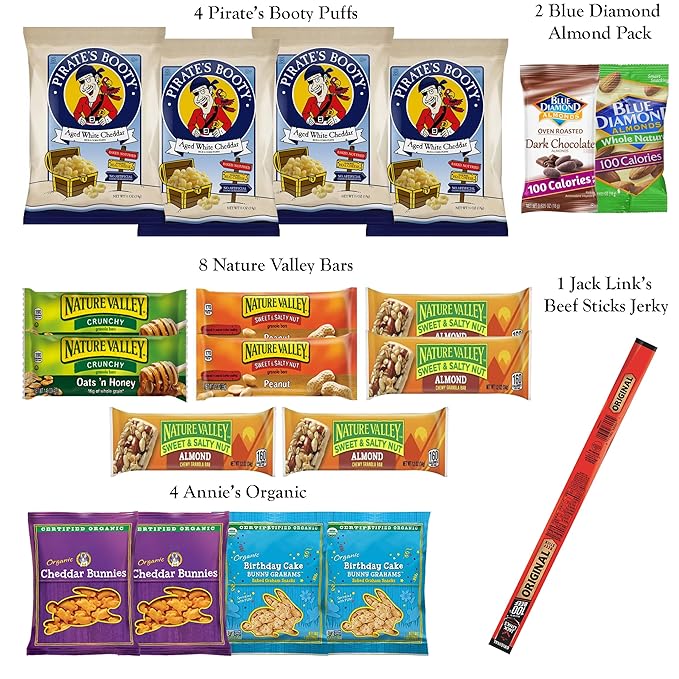 Foxy Fane 90-Count Holiday Gift Box - 90 Healthy Snacks & Treats - Perfect Variety Pack for Easter - Great for Family, Friends & Office