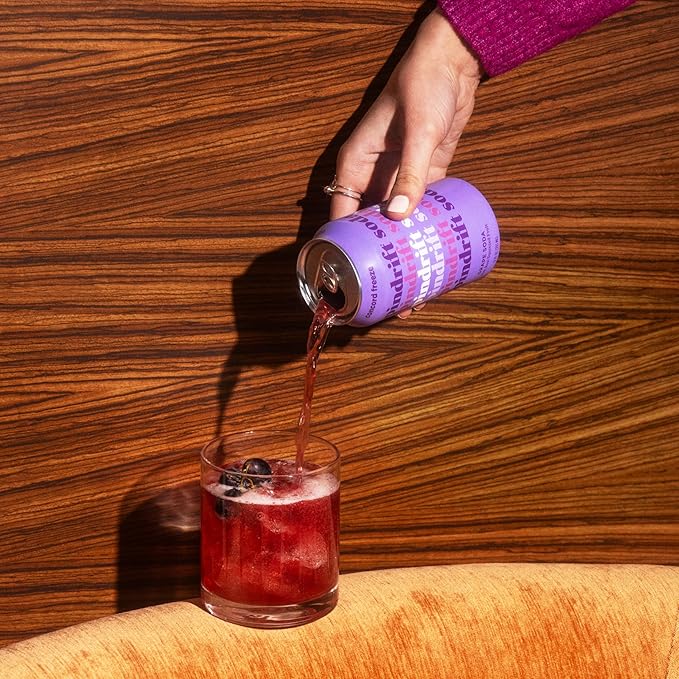 Spindrift "Concord Freeze" Grape Soda Made With Real Squeezed Fruit 12 Pack Case