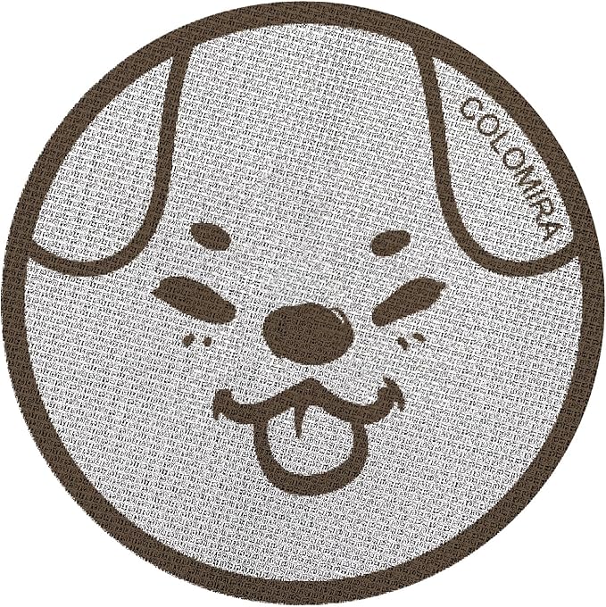 53.5mm Espresso Puck Screen, Lower Shower Screen, Metal Coffee Reusable Filter for 54mm Espresso Portafilter Basket, 1.7 Thickness(Doggie)