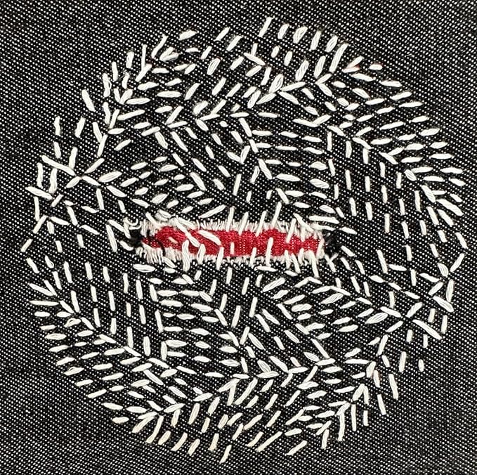 Sashiko Stencil 4.7inch Geometric Sashiko Pattern Template Drawing Line Quilting Stencils for Sewing Hand Quilting Embroidery