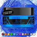 MONÉGASQUE Blue Edible Glitter for Drinks 7g – Edible Glitter for Cakes - Blue Luster Dust for Drinks, Cocktail, Cake, & Strawberries - Drink, Food Decorations, & Cake Decorations Spray Sparkles