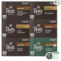 Peet's Coffee, Single Serve Coffee Pods Variety Pack - Major Dickason's Blend, Big Bang, French Roast, Café Domingo, Organic Alma De La Tierra, House Blend, 60 Count (6 Boxes of 10 Pods)