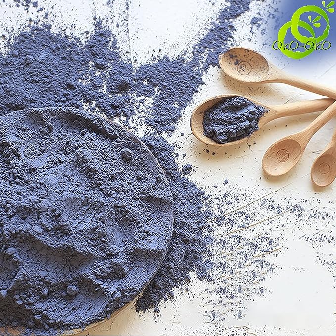 Blue Matcha Butterfly Pea Powder 35.2 Oz or 1 Kg | OkO-OkO - Premium - 100% Natural from flowers of Ternatea Thailand No additives - infusion, Blue Herbal tea, Organic Vegan food coloring, cocktail, meal, baking
