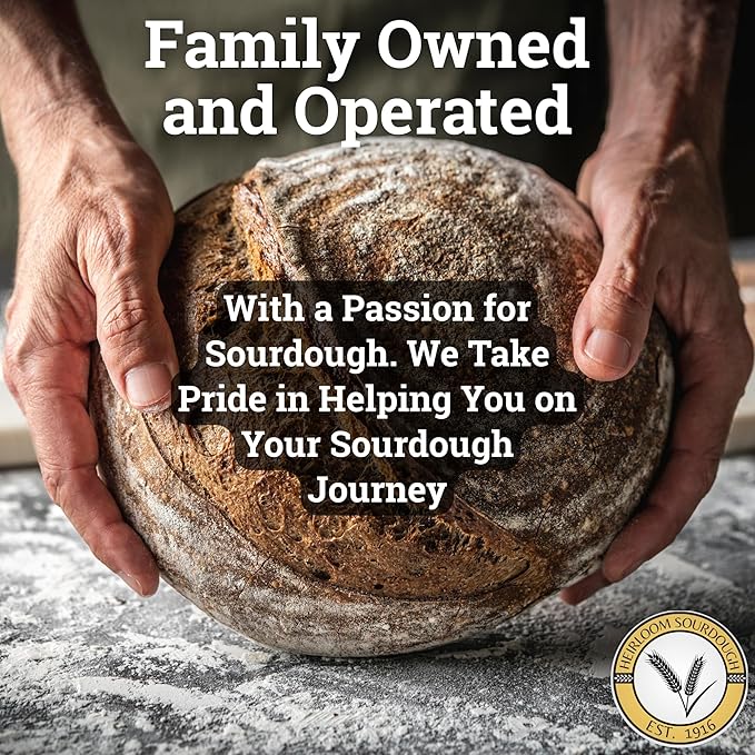 109 Year Old San Francisco Sourdough Starter Culture | Est. 1916 by our great-grandfather | Easy to follow instructions | Includes detailed instructions and recipe |