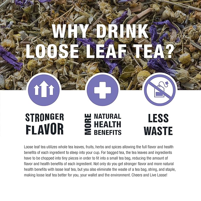 Tiesta Tea - Palm Beach Punch, Loose Leaf, Fruit Punch Herbal Tea, Caffeine-Free Tropical Blend with Apple and Orange, Brews Hot or Iced, 16oz Resealable Bulk Pouch, Up to 200 Cups