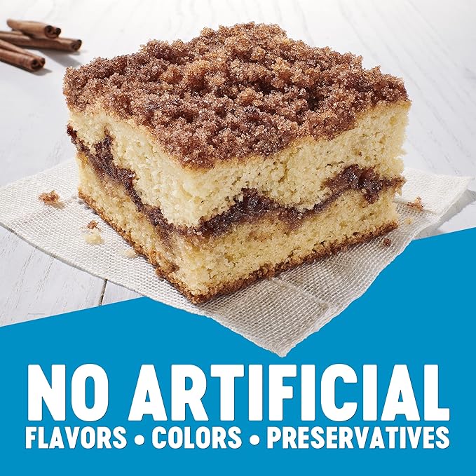 Krusteaz Gluten Free Baking Mix, Cinnamon Swirl Crumb Cake & Muffin Mix, Gluten Free with No Artificial Flavors, Colors or Preservatives, 20 Ounce (Pack of 2)