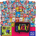 I AM Snacky - Thanksgiving Snack Box Variety Pack Care Package + Greeting Card - SNACKY'S CELEBRATION CRATE (150 Count) Birthday Sweet Treats Gift Basket, Candies Chips, Food Assortments