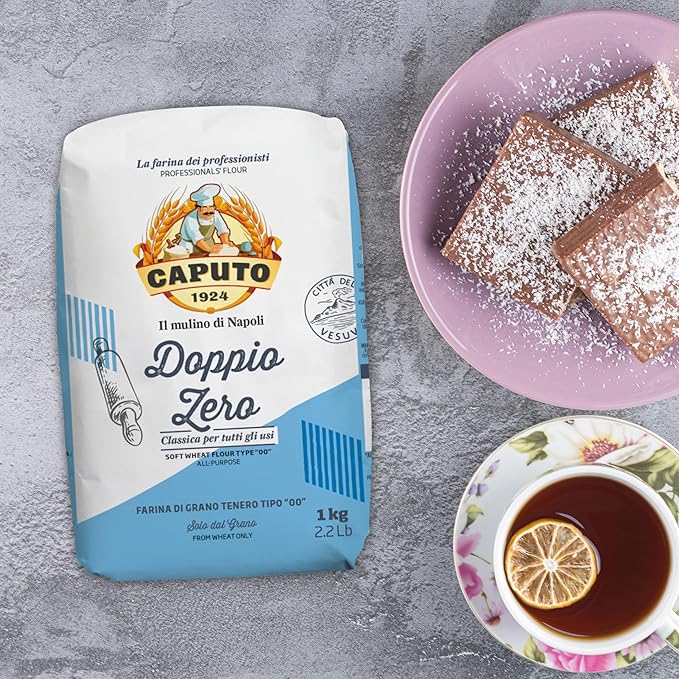 Antimo Caputo Classic All-Purpose Flour (Doppio Zero) - 2.2 LB (1 KG) - 2 Pack