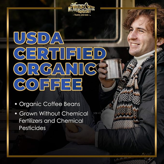 Mt. Whitney Organic Ethiopia Guji Coffee (Ground, 5 Lb)