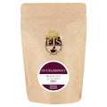 English Tea Store - Huckleberry Flavored Black Tea | Wild Berry Sweetness with Tart Notes | Medium Caffeine | Serve Hot or Iced | 25 Unwrapped Teabags in Resealable Pouch
