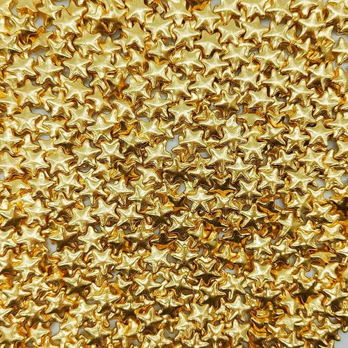 10mm Super Gold Stars Sprinkles Edible Stars Cake Decorating Stars Cake Decorations Cupcake Toppers Cookie Decorating Perfect for Cakes,Cupcakes,Desserts Toppings 3OZ