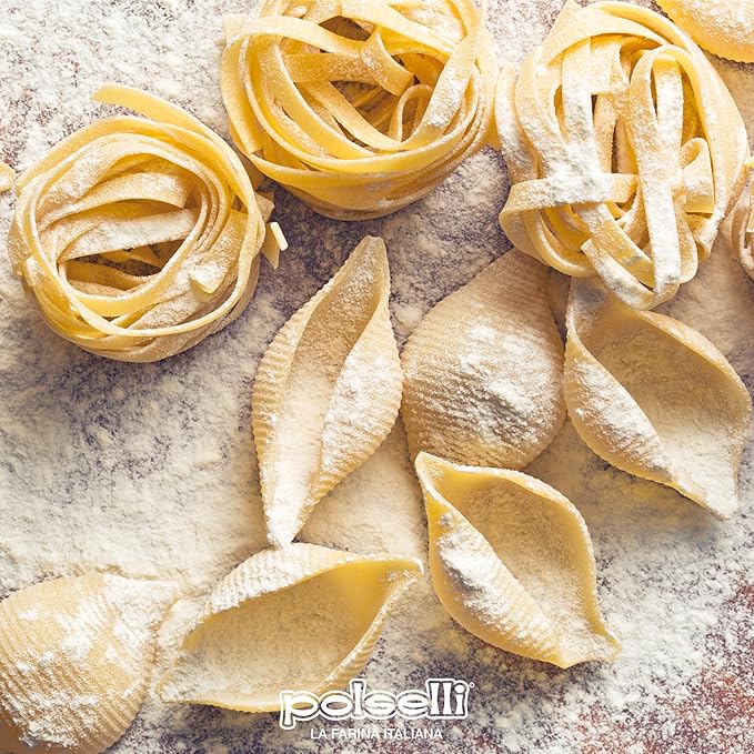 Polselli 100% Stone Ground Spelt (Farro) Flour – 5kg / 11 lb – Ancient Whole Grain, High Protein, All-Purpose for Bread, Pizza, Pasta & Pastries – Imported from Italy