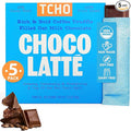 TCHO Choco Latte 47% Oat Milk Chocolate Bars (5 pack) | Plant Based, Organic & Fair Trade, | Non GMO, Non-Dairy, Vegan Chocolate, Soy Free (2.5oz each)