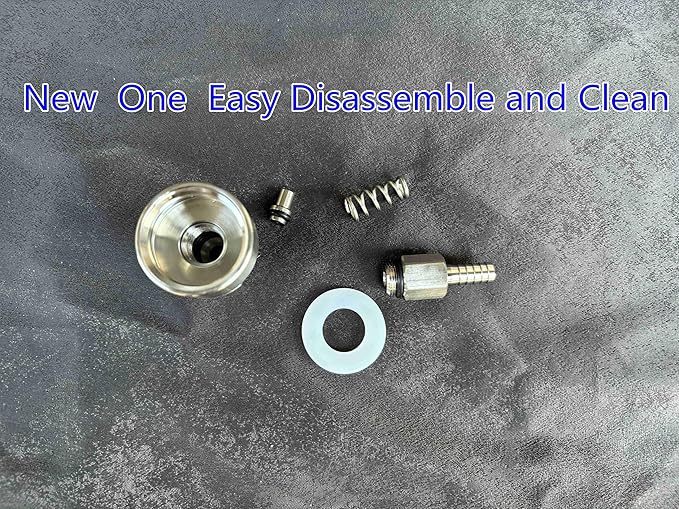 Homebrew Beer Stainless Steel Carbonation Cap Carbonator Fizzy Drinks Carbonation Cap For 2L Soda Pet Bottle Ball Lock Type CO2 Coupling Carbonate Soda Beer Fruit Juice Water